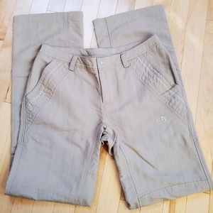 The North Face Tan Nylon Pants‎ Women's Size 6 Long